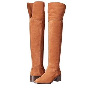 NEW NEVER WORN Coach suede over the knee boots.